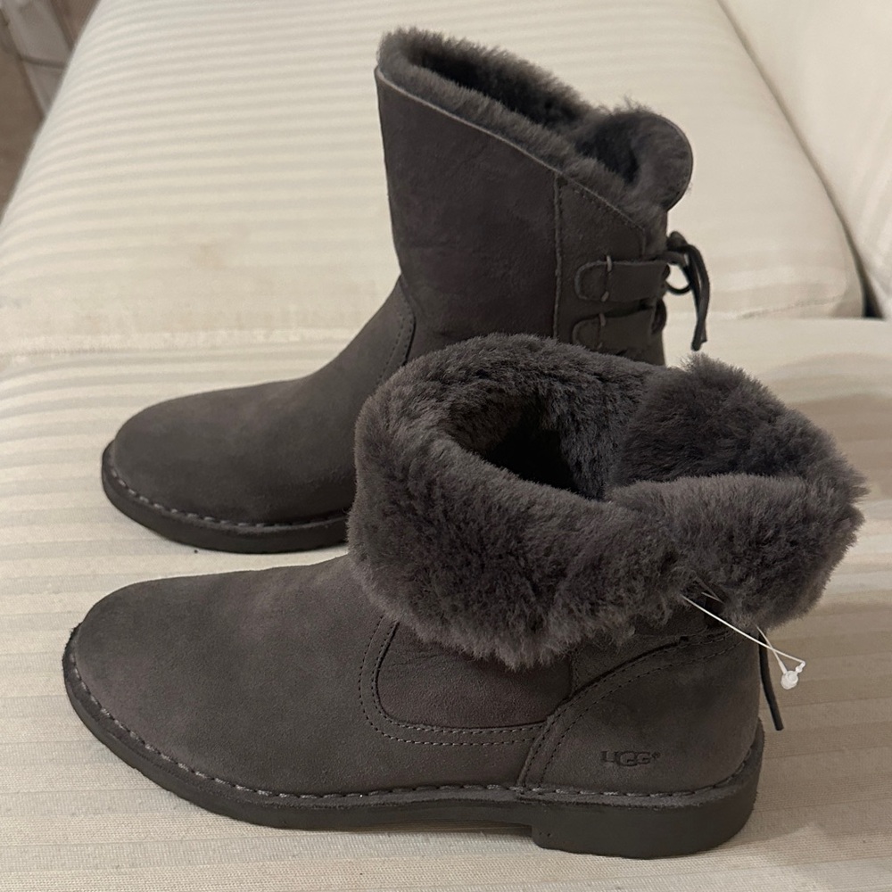 UGG Women's Charcoal Shearling Boots